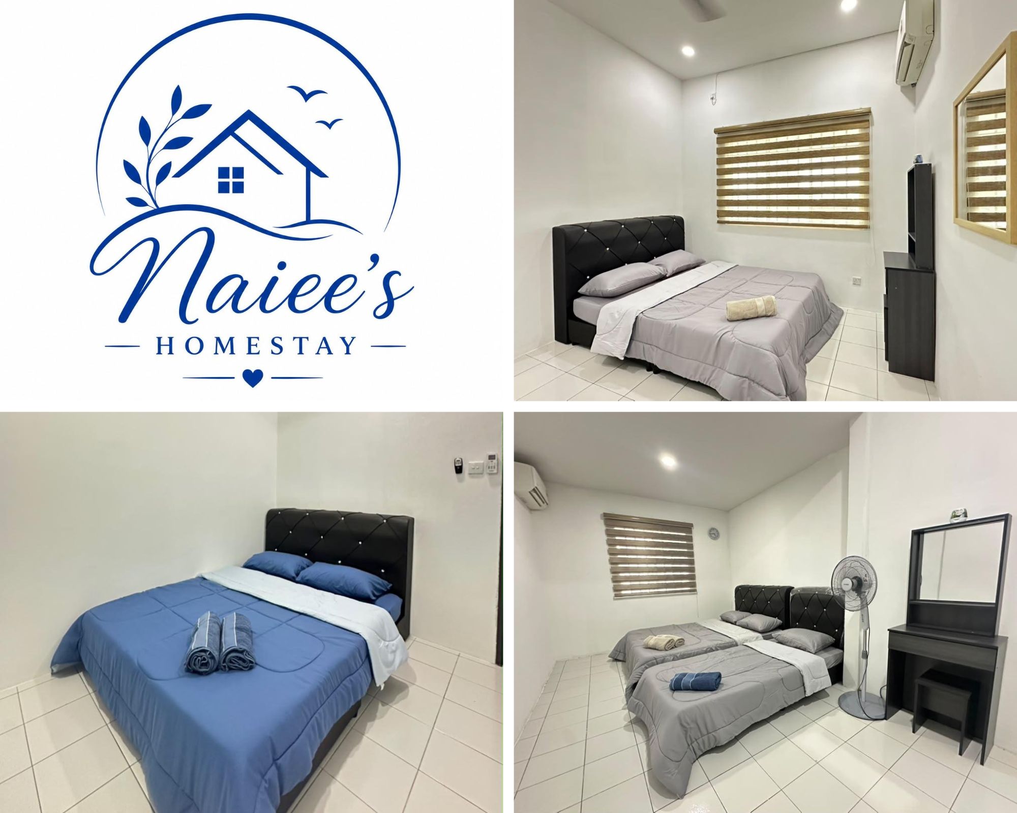Naiee's Homestay Miri Bedroom