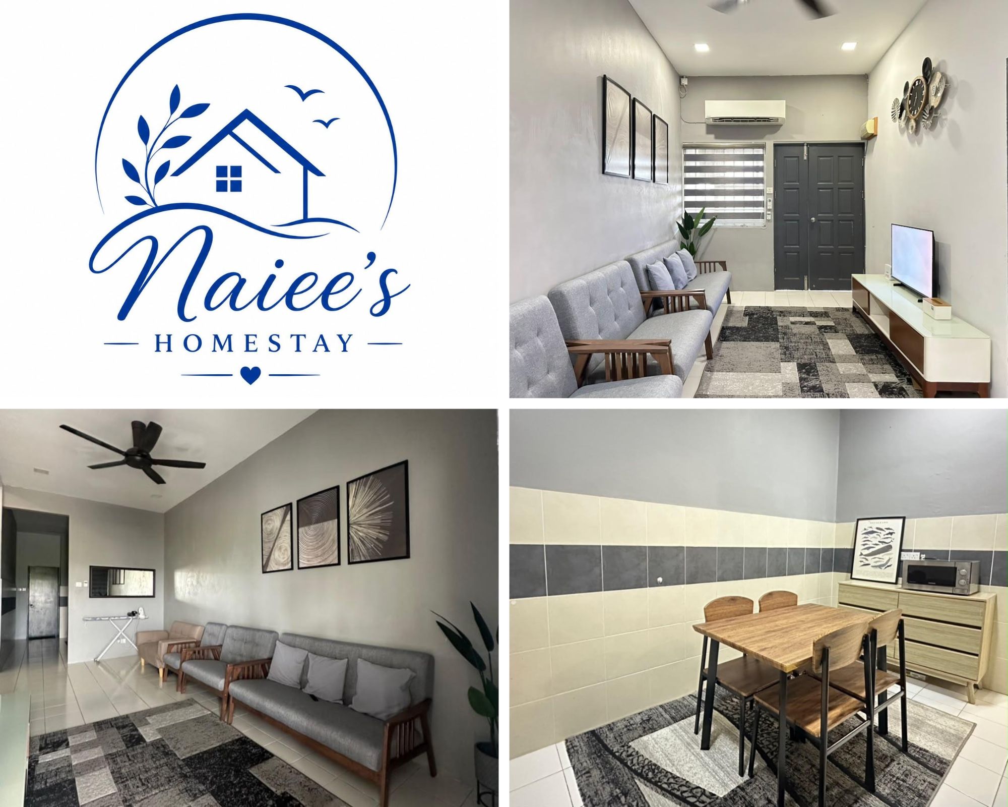 Naiee's Homestay Miri Living Room